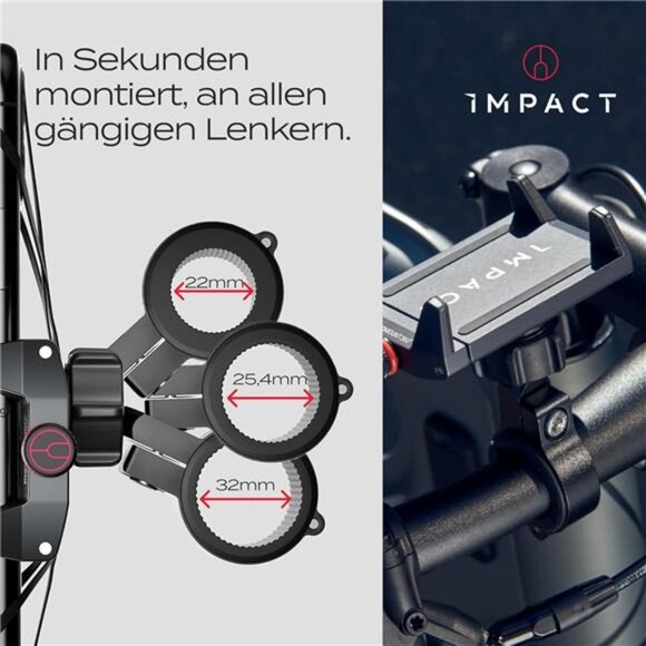 Bicycle Phone Mount - Sturdy [Aluminum] Handlebar Phone Mount - 360° Rotation - Picture 6 of 7